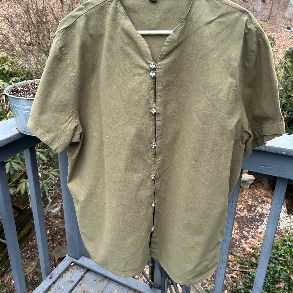 Olive Kahki Green  Ladies Top xl